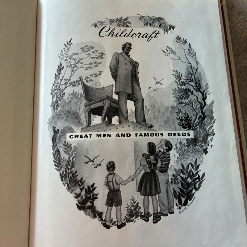 Vintage Childcraft Vol. 6 - Great Men And Famous Deeds Hardcover 256 Pages gallery