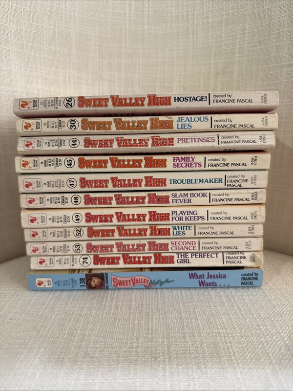 VTG Sweet Valley High Lot of 11 Books Paperback 26, 30, 44, 45, 47, 48, 49, 52+
