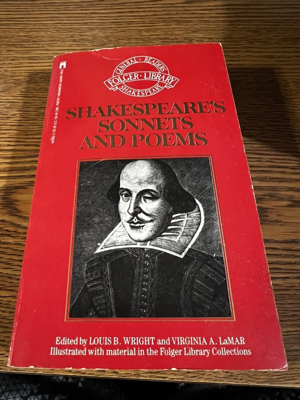 Shakespeare’s Sonnets and Poems by William Shakespeare (1988, Trade Paperback)