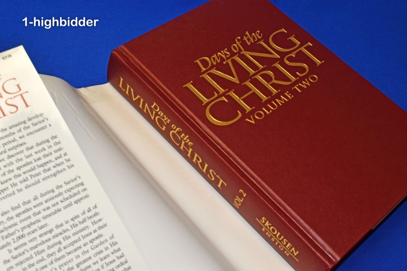 SIGNED! Days of the Living Christ Vol 1–2 Set W Cleon Skousen HCDJ Hardcover LDS gallery