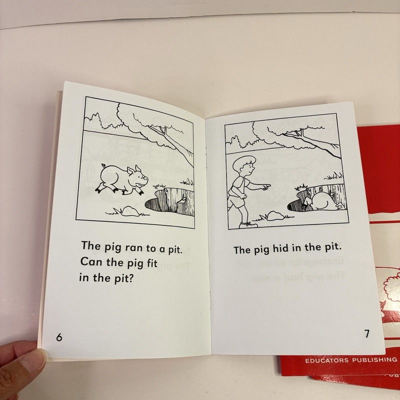 Primary Phonics Set 1A Student Workbook Educators Publishing Service 8 Books Red gallery