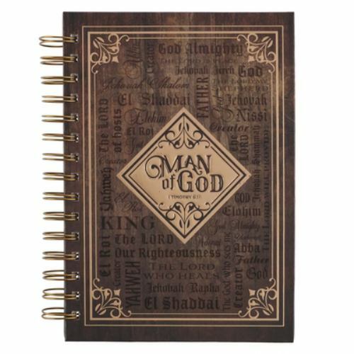 Christian Art Gifts Journal w/Scripture Man of God- 1642722804, hardcover, Gifts