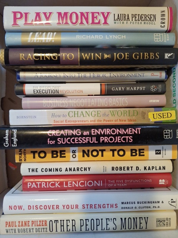 Business Leadership & Strategy Book Lot (13) Lencioni Kaplan Gibbs More