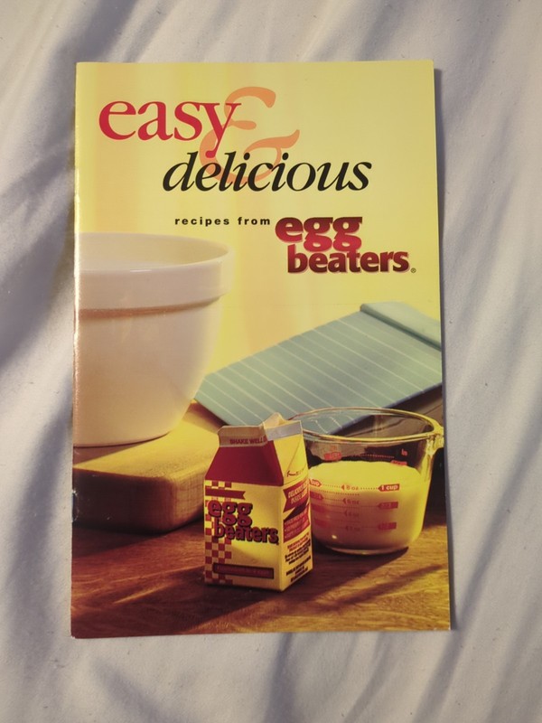 Egg Beaters, Healthy Real Egg Product : Easy&Delicious 1998 Nabisco