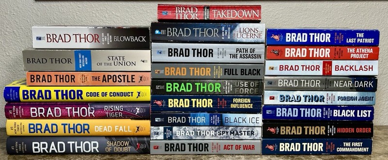 COMPLETE Series Set 1-23 SCOT HARVATH Mixed Lot of 24 Books by Brad Thor gallery