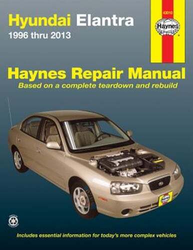 Hyundai Elantra 1996 Thru 2013 by Editors of Haynes Manuals: Used
