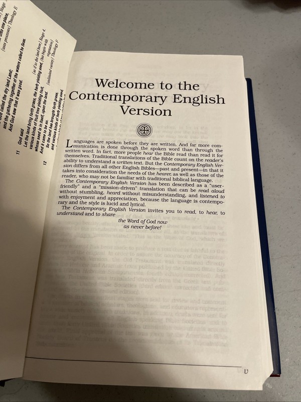 Contemporary English Version - God's Promise... by Thomas Nelson Publis Hardback gallery