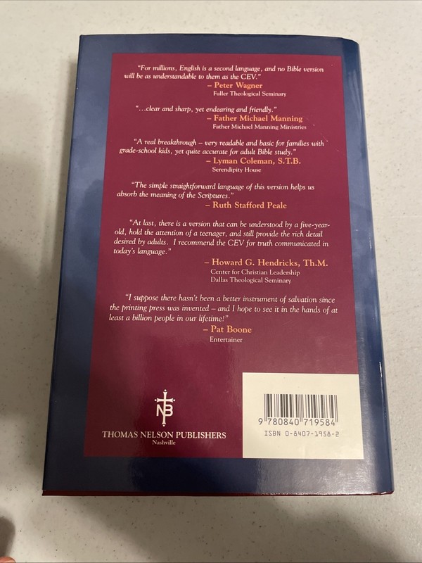 Contemporary English Version - God's Promise... by Thomas Nelson Publis Hardback gallery