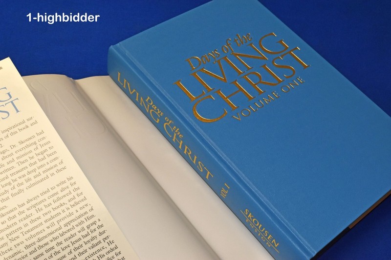 SIGNED! Days of the Living Christ Vol 1–2 Set W Cleon Skousen HCDJ Hardcover LDS gallery