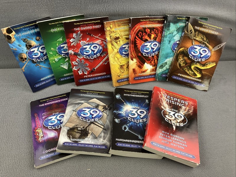 The 39 Clues Series 1-11 Books Box Set By Rick Riordan - Ages 9-14 - Paperback gallery