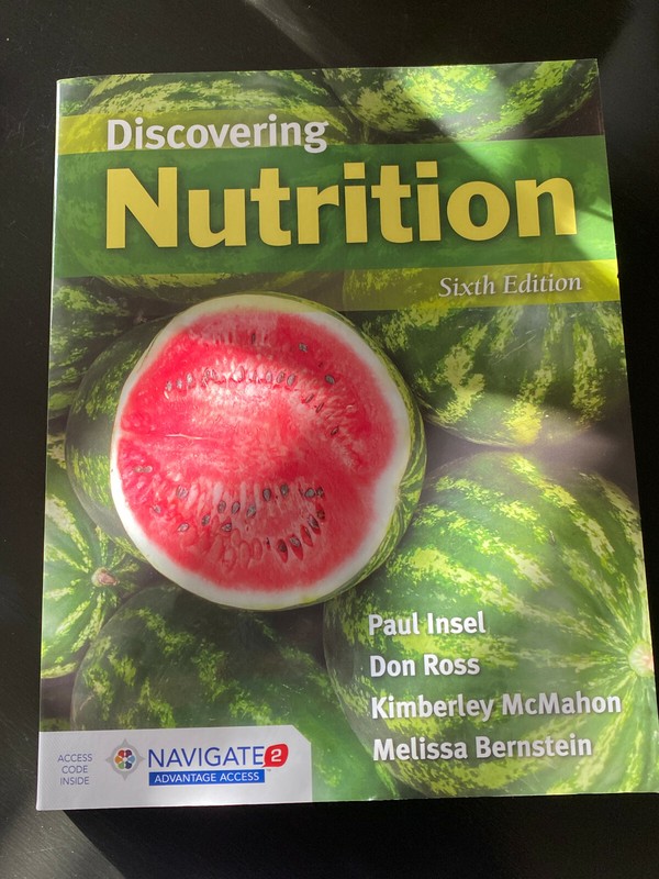 Discovering Nutrition Sixth Edition ISN# 9781284139464