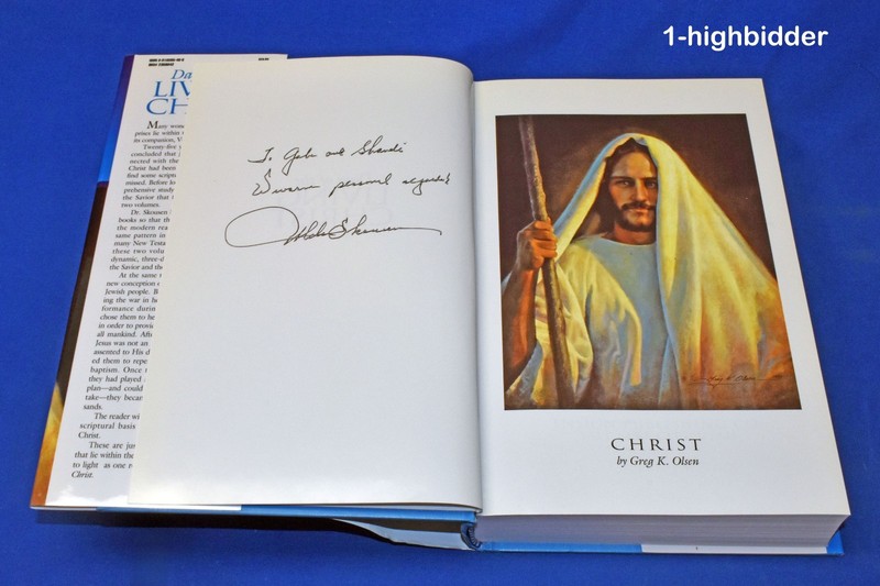 SIGNED! Days of the Living Christ Vol 1–2 Set W Cleon Skousen HCDJ Hardcover LDS gallery