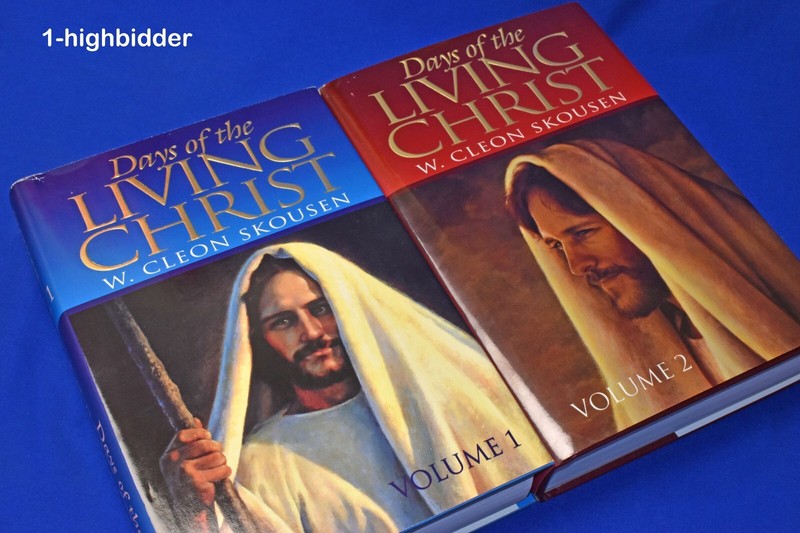 SIGNED! Days of the Living Christ Vol 1–2 Set W Cleon Skousen HCDJ Hardcover LDS gallery