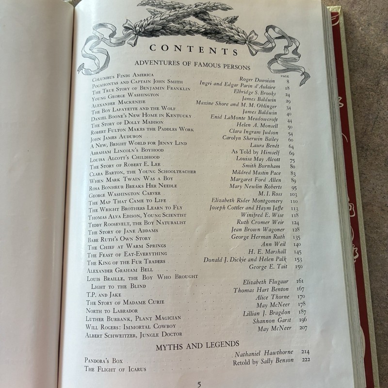 Vintage Childcraft Vol. 6 - Great Men And Famous Deeds Hardcover 256 Pages gallery