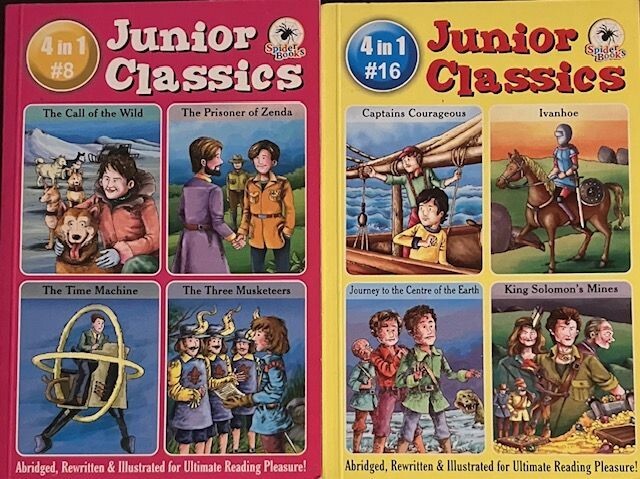 4 in 1 Junior Classics 2 Book Set: # 8 and # 16 – Paperback