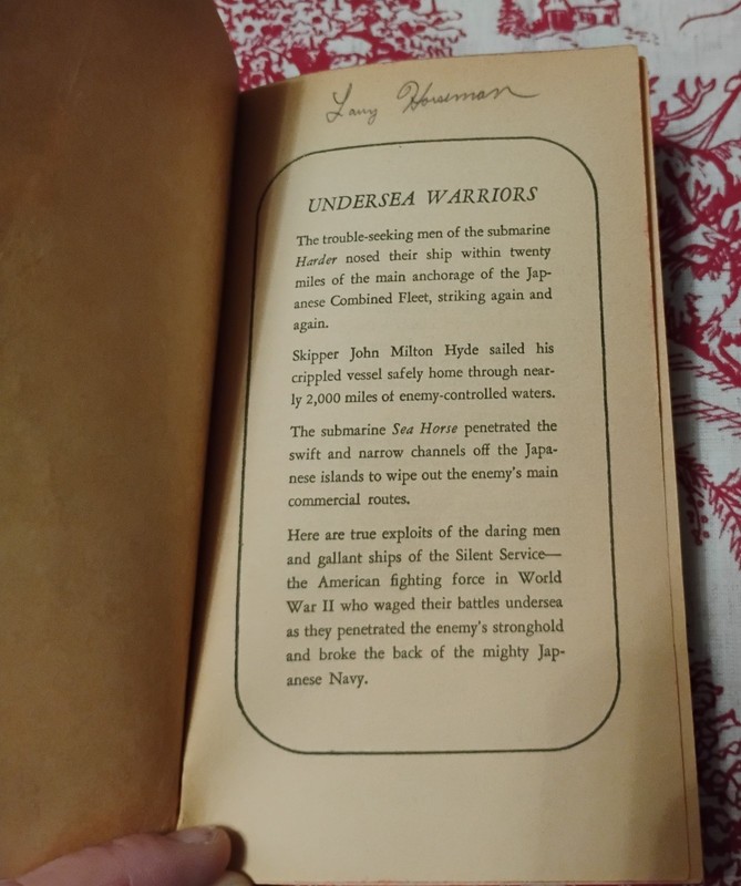 1959 The Silent Service William C. Chambliss 1st Printing WWII Submarine Signet gallery