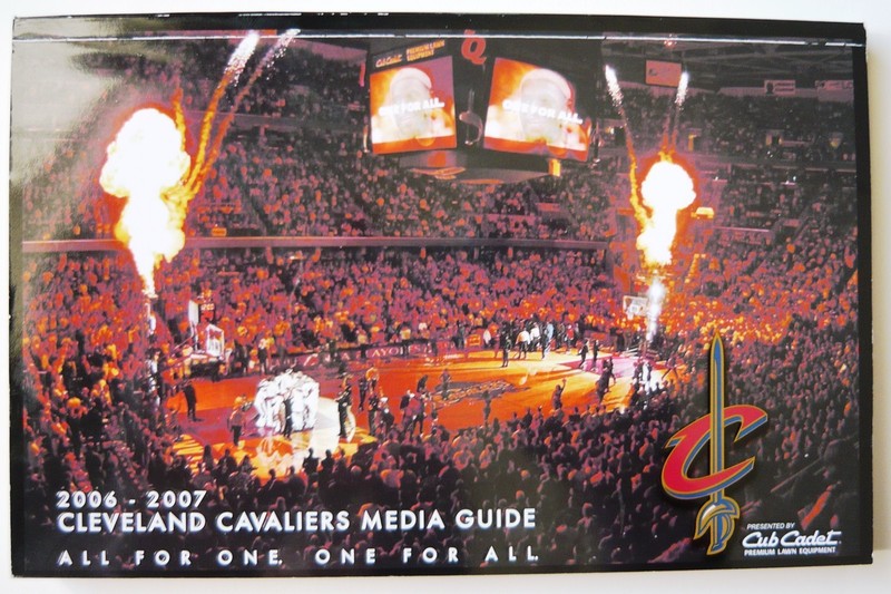 Cleveland Cavaliers 2006-07 Media Guide NBA Quicken Loans Arena LeBron James