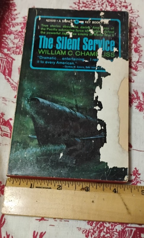 1959 The Silent Service William C. Chambliss 1st Printing WWII Submarine Signet gallery