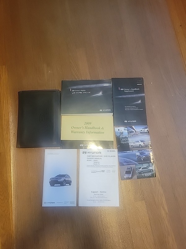 2009 Hyundai Veracruz owners manual
