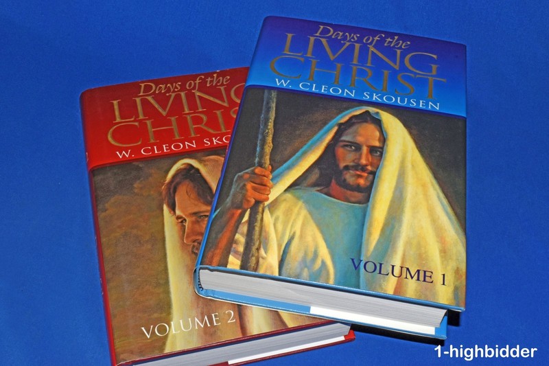 SIGNED! Days of the Living Christ Vol 1–2 Set W Cleon Skousen HCDJ Hardcover LDS gallery