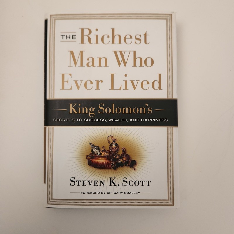 Good condition hardbound book The Richest Man Who Ever Lived: King Solomon