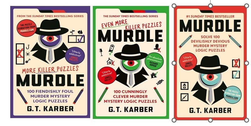 NEW Murdle Series 3 Books Set by KARBER G.T Vol I, II, III Paperback 2024