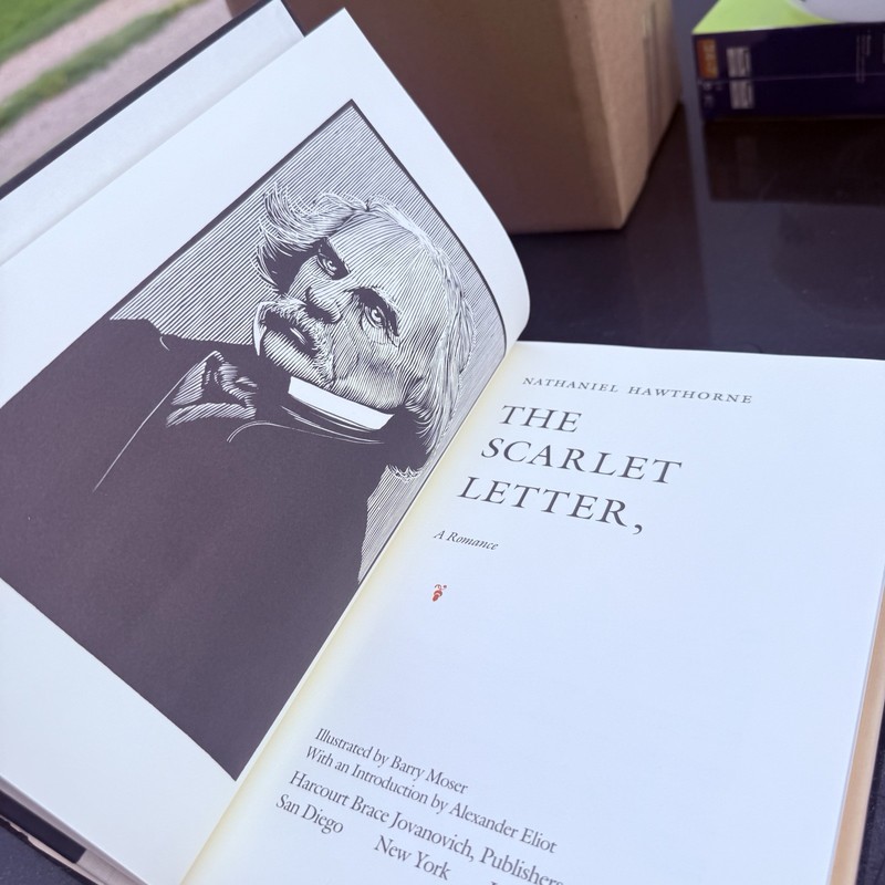 The Scarlet Letter Nathaniel Hawthorne (1986, HC) Illustrated by Barry Moser 1st gallery