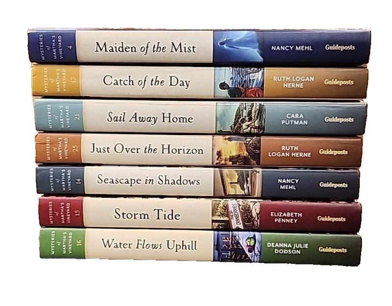 Lot 7 Guideposts Mysteries of Martha’s Vineyard #4 14 15 16 17 21 25 Hardcover