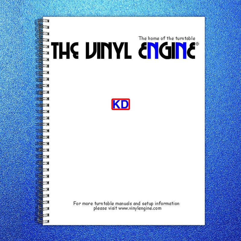 KENWOOD KD-2055 Turntable Service Manual – STEEL WIRE BOUND – PROTECTIVE COVERS