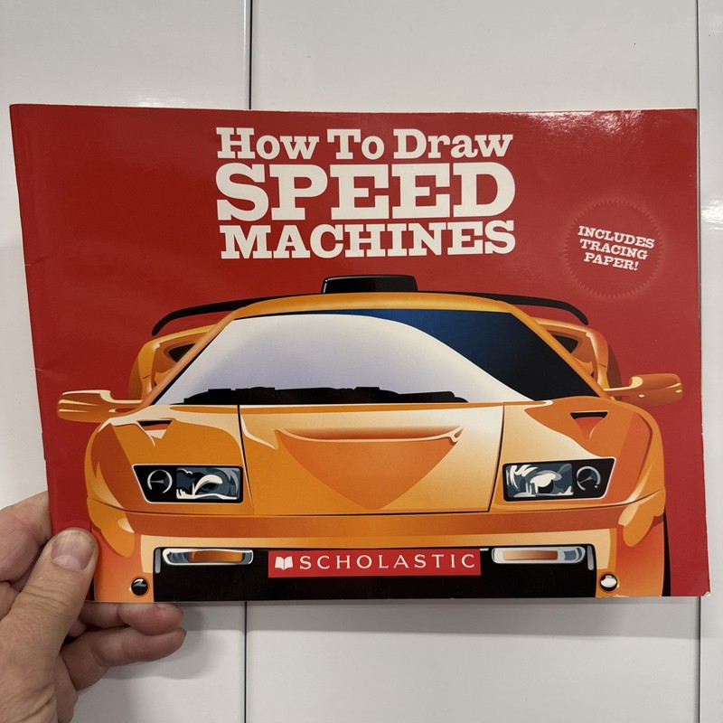 How To Draw SPEED Machines Includes Tracing Paper